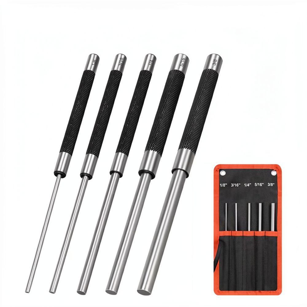 Hand Tools In Workshop - 정밀 핀 펀치 세트, 크롬강 재질,